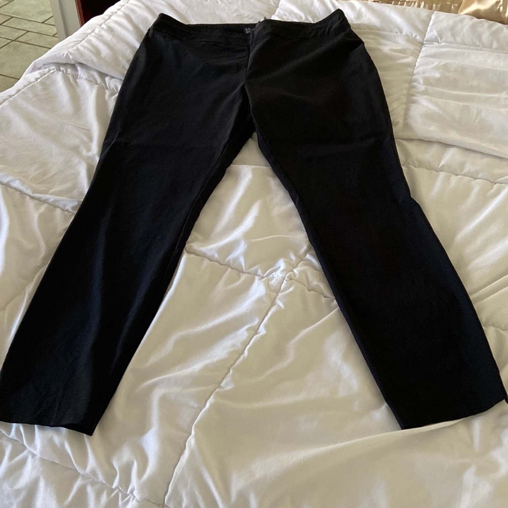 Black ankle pants